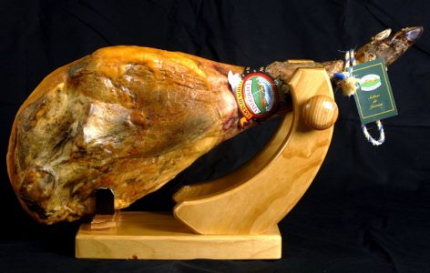 Jambon Serrano Entier >18mois "Réserve" + Support Offert (Sur Commande 21.50€/Kg)