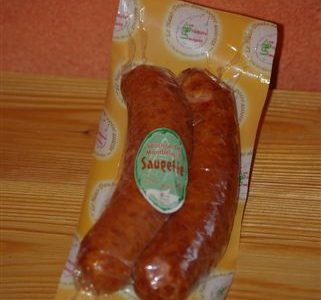Saucisses de Montbéliard (I.G.P.) (21.90€/Kg) (300g)